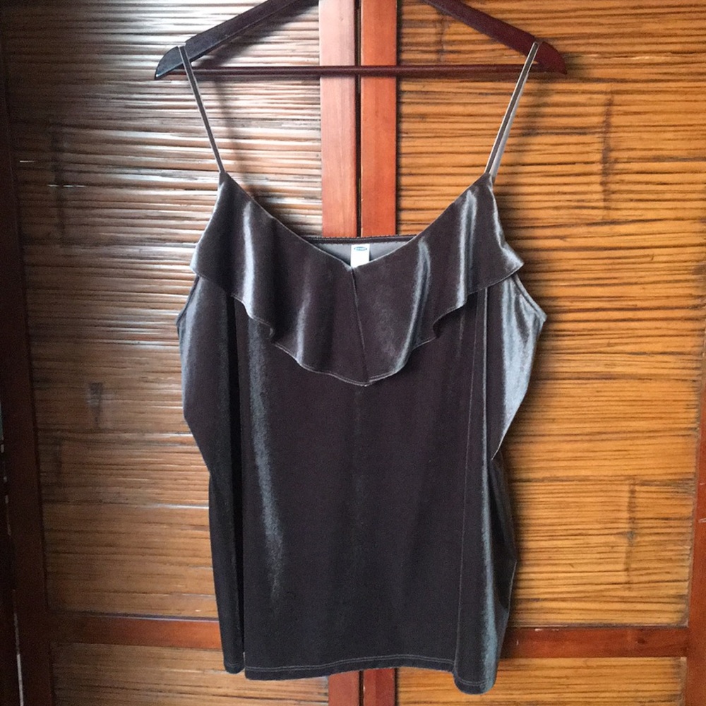 Grey Velvet Cami by Old Navy XXL